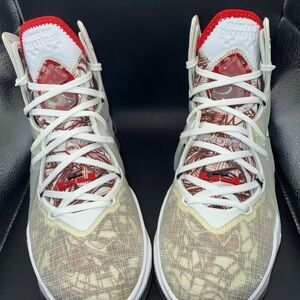 Size 8 - Nike LeBron 19 Sketch, CZ0203-101, Clean, No Box, Excellent Grip